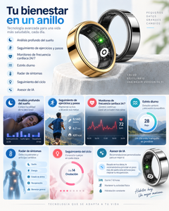 Aura Smart Ring Anillo Inteligente de Bienestar