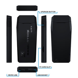 Built-in 10000 Game Console Wireless Controller Game Stick For PS1/GBA. Video Game Console 32G 64G