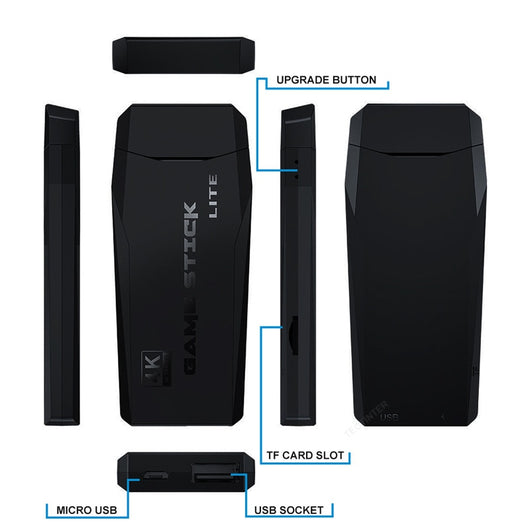 Built-in 10000 Game Console Wireless Controller Game Stick For PS1/GBA. Video Game Console 32G 64G