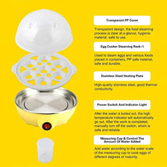 Multi Function Egg Steamer Electric Egg Cooker Corn Milk Steamed Kitchen Cooking Machine Rapid Double Layer Egg Boiler Steamer