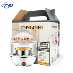 Multi Function Egg Steamer Electric Egg Cooker Corn Milk Steamed Kitchen Cooking Machine Rapid Double Layer Egg Boiler Steamer